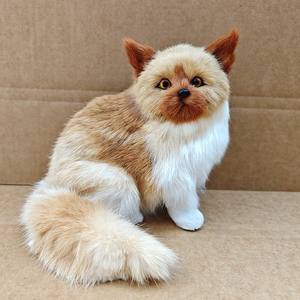 Vente en gros de fourrure de lapin super douce cadeau de <span class=keywords><strong>chat</strong></span> <span class=keywords><strong>persan</strong></span> bijoux artisanat fait à la main film de <span class=keywords><strong>chat</strong></span> <span class=keywords><strong>persan</strong></span> accessoires de télévision pour la Saint-Valentin - Product Image 3