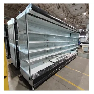 Used display cases for sale commercial refrigerator open chiller display multideck refrigerator for milk