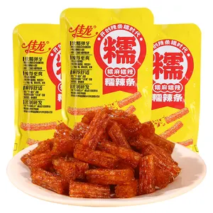 Korean Snacks Halal Grain Snacks Latiao Foodbulk Chinese Classic Gluten Snack Spicy Slice Latiao Grain Vegan FoodChinese Food Pr