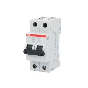Disjoncteur miniature série S200 haut de gamme authentique type C 6kA, interrupteur d'air en plastique 2P, courant 0,5~100A, ignifuge - Product Image 1