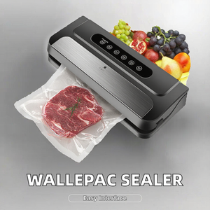 WALLEPAC 5-in-1 Mini Household Dry/Moist Vacuum Sealer Machine Air Sealing for Cool Food Package Food Storage Packaging - Product Image 2