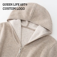 Coups de pinceau verdoyants personnalisés 	 Pull en laine pour femme avec logo personnalisé 	 Pulls en alpaga pour femmes