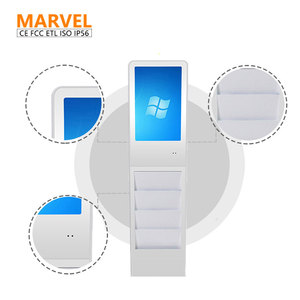 MWE Magazine Kiosco <span class=keywords><strong>de</strong></span> pie Lcd Android Pantalla táctil Publicidad Quiosco en bibliotecas - Product Image 2