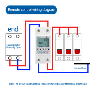 Protector de Energía Inteligente WiFi TUYA APP, Dispositivo de Relé con Protección Contra Sobretensión, Baja Tensión y Fuga a Tierra, Interruptor de Circuito, Medidor de Energía en <span class=keywords><strong>kW</strong></span> - Product Image 5