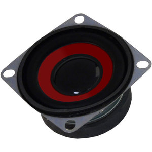 Altavoz Rojo de 5W y 4 Ohmios, 5x5x2.5cm, con Cono Negro para Proyectos de Audio - Product Image 1