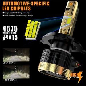 Sunshiny, gran oferta, potencia fuerte, 16000lm, 200W, H4, faros LED, Bombilla de faro LED H4 para coches universales, furgonetas - Product Image 3