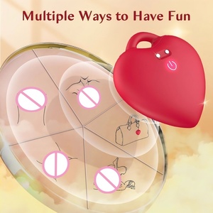 Jouets sexuels vibrants miniatures en forme de cœur contrôlables par application, masseur clitoridien féminin, stimulateur du point G - Product Image 3