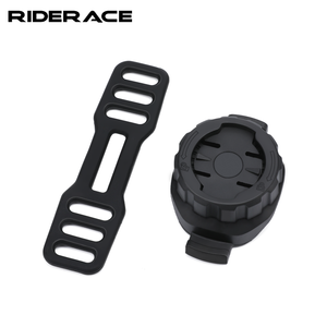 RIDERACE Bicycle Strap-on <strong>Computer</strong> Mount <strong>Bracket</strong> Resin Rubber Lightweight MTB Road Bike Odometer Holder for 22-40mm Handlebar - Product Image 1