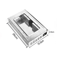 Station d'appât de souris professionnelle répulsive Humane Rat Bait Box
