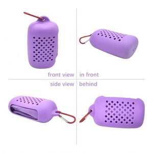 Étui de rangement portable pour serviettes, écologique, avec logo personnalisé, pochette en silicone réutilisable à refroidissement rapide pour adultes, nouveau design - Product Image 6