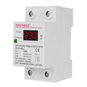SINOTIMER SVP60 con Certificación CE, 230V AC 220V, Protector de Sobretensión de Reinicio Automático para Uso Doméstico, Montaje en Riel DIN, Relés Z45 - Product Image 4