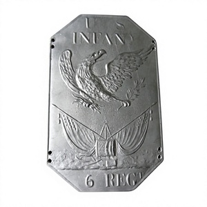 แผ่นปิดหมวกเพว์เตอร์ของกองทหารราบที่ 16 สหรัฐอเมริกา รุ่นปี 1812 - Product Image 1