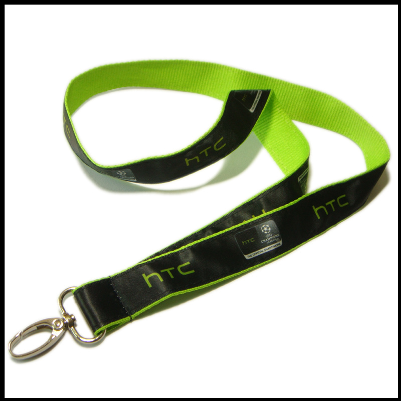 Orange Color Custom Design Printing Customized Logo Sports Teacher Lanyard Key Ring Keychain Lanyard Strap Image 2