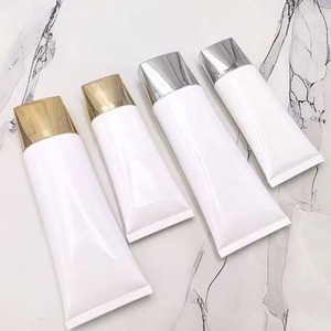 <span class=keywords><strong>Tubes</strong></span> souples pour nettoyant visage 50 ml, contenants blancs super plats, <span class=keywords><strong>tubes</strong></span> cosmétiques pour crème solaire, emballage cosmétique souple en plastique - Product Image 1