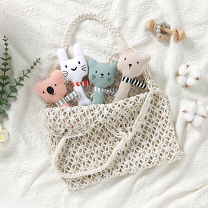 Ensemble de hochets pour bébé 100% coton bio jouets sensoriels <span class=keywords><strong>lumineux</strong></span> pour nouveau-né jouets de dentition pour bébé - Product Image 2