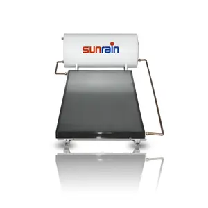 Sunrain-llave Solar para calentador de agua, PLACA PLANA de esmalte CE, 150L, 200L, 250L, 300L