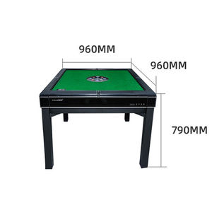 Vente en gros en usine Table de mahjong automatique de luxe multifonction avec réduction du bruit personnalisable pour les jeux de casino - Product Image 4