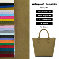 Tissu Oxford 1000D en PU, imperméable et coupe-vent, 100 % polyester, poids moyen, pour tentes et bagages