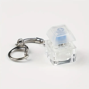 [Divertente portachiavi acrilico Fidget Ring] divertente portachiavi con tastiera in acrilico Fidget portachiavi anello borsa zaino <span class=keywords><strong>Charm</strong></span> amici - Product Image 2