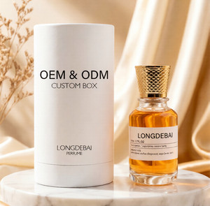 Botella de Perfume de Vidrio Transparente Ecológica de 30ml 50ml 100ml con Diseño de Cierre Mate Personalizado para Empaque de Caja de Lujo - Product Image 1