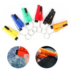 Wholesale Mini <b>Safety</b> Hammer <b>Keychain</b> Escape Car Life-saving Window Broken Emergency Glass Breaker - Product Image 3