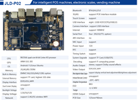 Carte mère industrielle JLD-P02 RK3566 Android/Linux OEM pour borne interactive, tablette et moniteur tactile de distributeur automatique