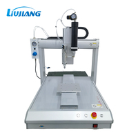 Máquina dispensadora de silicona programable Liujiang de 310 ml, robot XYZ de 3 ejes, dispensador de fluidos, sistemas de fusión personalizables