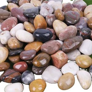 High-Gloss <strong>Polished</strong> Natural <strong>River</strong> <strong>Stone</strong> and Cobble Pebbles Rain Flower Effect Paving Stones for Villa Park Outdoor Landscape - Product Image 2