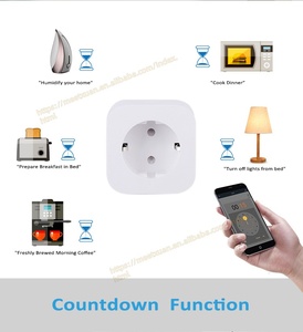 <span class=keywords><strong>Prise</strong></span> WiFi intelligente européenne 16a, ue, multi-<span class=keywords><strong>prise</strong></span>, commande avec application Tuya, fonctionne avec l'assistant Google et Alexa - Product Image 3