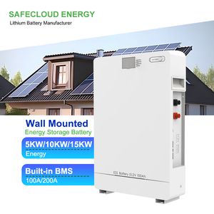 Batería personalizable de pared de 5 kWh LiFePO4 <span class=keywords><strong>48100</strong></span> con protección IP54 y soporte para red híbrida - Product Image 2