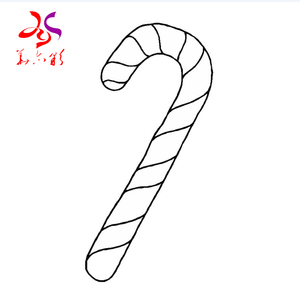 옥외 크리스마스 훈장 거대한 사탕 지팡이 LED 조각품 옥외 크리스마스 전시 3d 사탕 지팡이 주제 빛 - Product Image 3