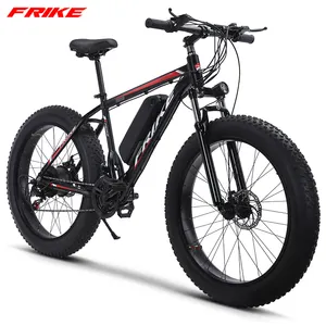 कारखाने गर्म बिक्री FRIKE 36V48V ebike इलेक्ट्रिक बाइक साइकिल चक्र 26*4.0 वसा टायर इलेक्ट्रिक बाइक 350W500W1000W