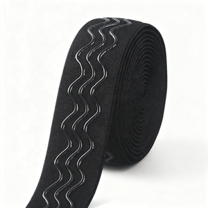 Nhà Máy Bán 3Cm Màu Đen Chống-Trượt Ba Silicon Dòng Đàn Hồi Vải Băng Cho Đi Xe Đạp Thể Thao Mặc - Product Image 2