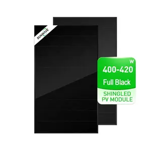 Sunwave panel <span class=keywords><strong>solar</strong></span> de Tejas negro completo tipo N HJT <span class=keywords><strong>Tech</strong></span> 400W 405W 410W 415W 420W módulo fotovoltaico - Product Image 2