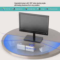 TV Portabel Feihe Layar LED 14.0 Inci 720P Digital dengan ATSC/DVB-T2/ISDB-T
