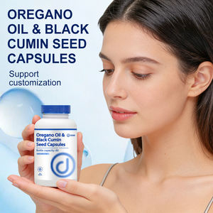 Cápsulas <span class=keywords><strong>de</strong></span> Aceite <span class=keywords><strong>de</strong></span> Orégano y Semilla <span class=keywords><strong>de</strong></span> Comino Negro <span class=keywords><strong>de</strong></span> Marca Privada OEM, Suplemento Herbal, Vitaminas Orgánicas en Cápsulas Blandas - Product Image 2