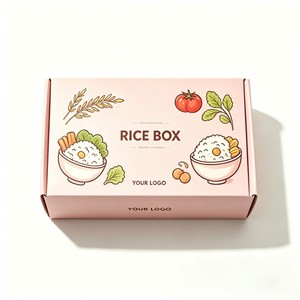 Caja de Embalaje Plegable para Pollo Asado BBQ, Caja para Arroz con su Información Personalizada, Contenedor de Comida para Llevar con Tapa - Product Image 5