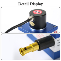 Capteur de position absolu à potentiomètre avec sortie 0-5k Ohm, capteur à câble avec protection IP65 et haute précision pour plieuses