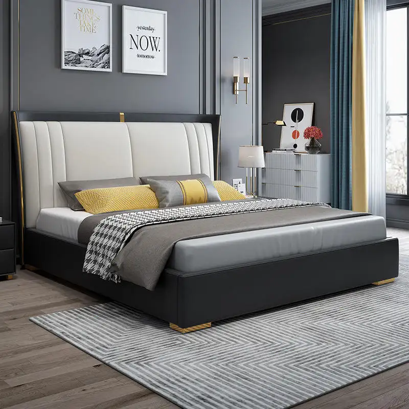 KEHUI doppelbett rahmen bettwäsche set luxus mit rahmen und matratze mit ablage voll weiß luxusausführung italienisch doppelbett
