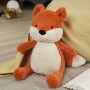 Peluche <span class=keywords><strong>Renard</strong></span> Mignon 90cm Super Douce en Fourrure, Jouet en Peluche pour Garçons, Cadeau Anti-Stress, Rembourrée en Coton PP, Coussin Réconfortant - Vente Chaude - Product Image 4