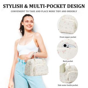 Insulated Lunch Bag for Women Men Large Reusable Lunch Box Adult Leakproof Portable Cooler Tote Bags for Work Picnic Cooler Bag - Product Image 4