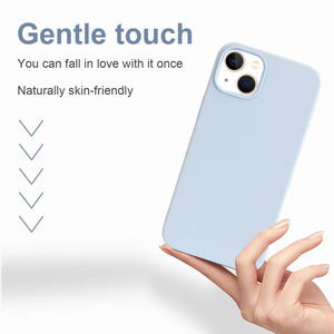 Custodia per <span class=keywords><strong>iPhone</strong></span> 15 <span class=keywords><strong>14</strong></span> 13 <span class=keywords><strong>Pro</strong></span> <span class=keywords><strong>Max</strong></span> in Morbido Silicone Liquido con Fodera in Microfibra, Protezione Completa e Antiurto - Product Image 5