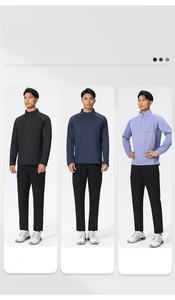 Wholesale Custom Half-zip Quick-drying Sports Top Plus Size Sportswear <b>Compression</b> <b>Long</b> <b>Sleeve</b> <b>Shirts</b> Training Jacket - Product Image 5