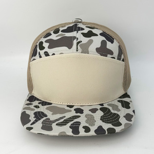 หมวกแก๊ปผู้ชายแบบปรับได้ลายสัตว์ 7 ช่องตาข่าย ผ้าฝ้าย รุ่น richardson 168 หมวก snapback แบบกำหนดเอง ลายพรางเป็ด หมวก trucker - Product Image 2