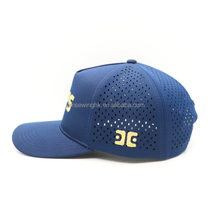 Casquette de baseball unisexe 5 panneaux 100% polyester, broderie motif feuille, style punk vintage, tissu respirant, ajustement réglable - Product Image 2