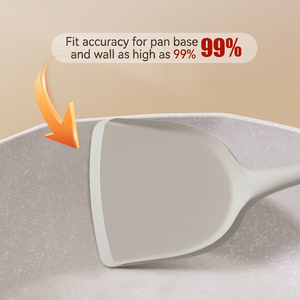 Ensemble d'ustensiles de cuisine en silicone, spatule, louche et spatule ajourée antiadhésives de qualité alimentaire, résistantes à la chaleur 230°C ° C pour Cuisine Commerciale et Domestique - Product Image 4