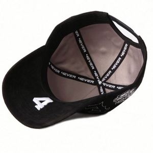 หมวกเบสบอลทรงสปอร์ต 3 มิติ คุณภาพสูง บุซาติน  สำหรับทุกเพศ  ปักโลโก้ได้  ผ้าฝ้าย  ปีกหมวกหนังกลับสีดำ 5 ชิ้น - Product Image 5