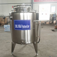 Pasteurisateur de jus de pomme et de lait de petite taille avec fonction de mélange 30l 50l 75l 100l 150l