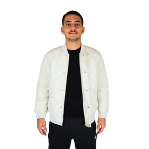 Veste Richmond X pour homme, crème, matelassée, coupe bomber, vêtement décontracté - Product Image 2