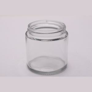 工厂批发高品质1盎司2盎司4盎司8盎司透明琥珀色螺旋颈模制玻璃罐，用于片剂/药丸/胶囊/奶油 - Product Image 6